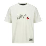 Hvid Love T-shirt og Polo