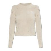 Sweater med vintageeffekt