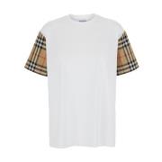 Vintage Check Bomuld T-shirt