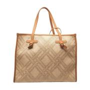 Beige 'Marcella' Shopper Håndtaske