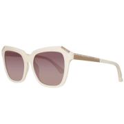 Ivory-Brown Acetat Dame Solbriller