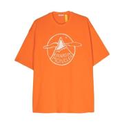 Jay-Z Logo Crop T-Shirt Orange