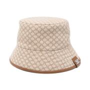 Monogram Jacquard Wide Brim Hat