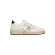 Hvide Sneakers Med Distressed Finish Komfortable