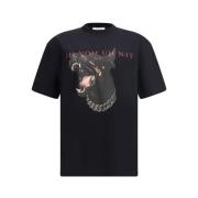 Doberman Print Bomuld T-shirt