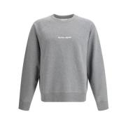 Grå Melange Crew Neck Sweatshirt