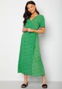 Object Collectors Item Ema Elise L/S Long Wrap Dress Artichoke Green A...