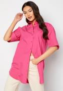 BUBBLEROOM Minou ss long shirt Pink 34