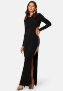 Bubbleroom Occasion Super cut out  Bejewelled Gown Black 4XL