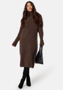 BUBBLEROOM CC Chunky knitted wool mix dress Brown XL