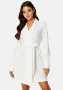 BUBBLEROOM Vania velour robe Cream XL