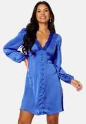 BUBBLEROOM Lucinda satin dress Blue 46