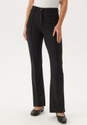 BUBBLEROOM Soft Flared Suit Trousers Black M