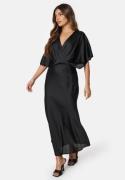 Bubbleroom Occasion Selena Satin Dress Black 48