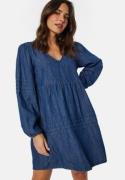 VILA Virowie L/S V-Neck denim dress Medium Blue Denim 34