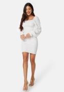 BUBBLEROOM Jayla smock dress Offwhite 4XL