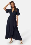 Happy Holly Ellinor Viscose Dress Dark blue 36/38