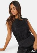 Pieces Pcolline SL Lace Top Black S