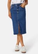 Object Collectors Item Objellen Midi Denim Skirt Medium Blue Denim S