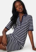 GANT Striped Shield Pique Dress Blue XS