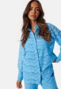 YAS Yaslarisso LS Lace Shirt Blue M