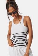 ONLY Onlkenya Stripe Tank Top Bright White XL