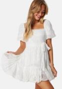 FOREVER NEW Charlize Embroidered Mini Dress White 40