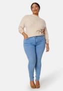 Happy Holly Amy Push Up Jeans Light blue 38R