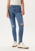 Pieces Pcdana Mw Dest Skinny Medium Blue Denim XS/30