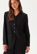 SELECTED FEMME Slfhedi Ls Relaxed Blazer Black Detail:Melange 40