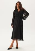 Happy Holly Dotted Button Dress Black 32/34