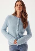 BUBBLEROOM Bouclé Cardigan Light blue L