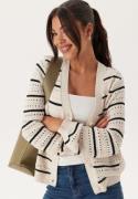 Happy Holly Knitted Cardigan Cream/Black 52/54