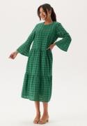 Happy Holly Broderie Anglaise Round Neck Dress Emerald green 32/34