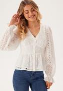 BUBBLEROOM Nettie Broderie Anglaise Blouse White 40