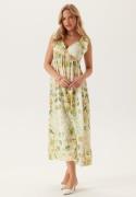 VERO MODA Vmjosie Sl Ankle Frill Dress Cloud Dancer Aop:mea L