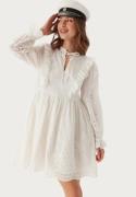 YAS Yasluma Ls Dress Star White 38