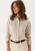 GANT Reg Linen Shirt Dry Sand 36