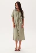 ONLY Onlcaro S/S LINEN BL BELT DRES Tea L