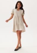ONLY Onltiri-Caro V-Nec Lin Dress Pumice Stone XL