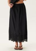 ONLY Onllou Life Emb Long Skirt Black M