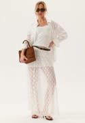 VERO MODA Vmnelda Hw Long Lace Skirt Snow White XL