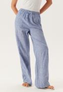 Pieces Pcapia Hw Wide Pants Nautical Blue Stripes:bright W XS