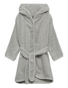 Organic Bath Robe Morgenkåbe Badekåbe Grey Pippi