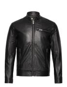 Slhiconic Classic Leather Jkt W Læderjakke Skindjakke Black Selected H...