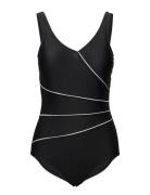 Swimsuit Daniella Classic Badedragt Badetøj Black Wiki