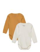 Body Ls  Bodies Long-sleeved White Minymo