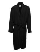 Jbs Of Dk Waffel Bathrobe Fsc Morgenkåbe Badekåbe Black JBS Of Denmark