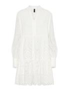 Yasholi Ls Dress S. Noos Kort Kjole White YAS