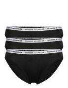 3P Bikini Trusser, Tanga Briefs Black Tommy Hilfiger